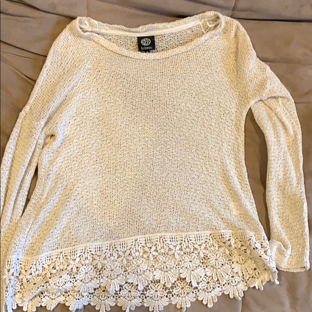 Cream long sleeve